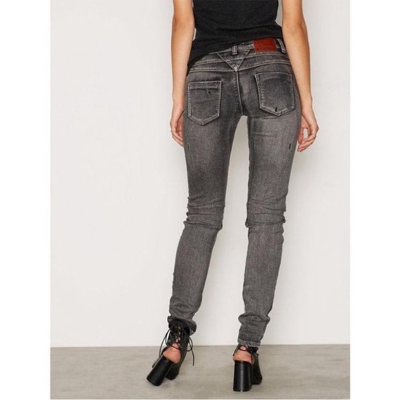 One Teaspoon Black Hart Hoodlums Skinny Jeans Size 25 - Picture 4 of 4